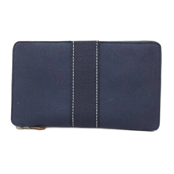 HERMES Deauville Perth GM - Cavan Canvas None Long Wallet 226-080925 - Picture 1 of 5